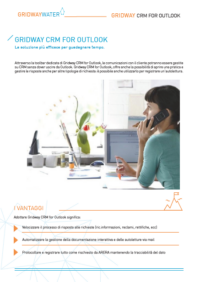 COVER Crm for outlook Netribe - flyer CRM for outlook